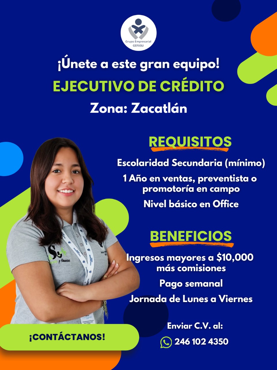 Vacante Ejecutivo de Crédito